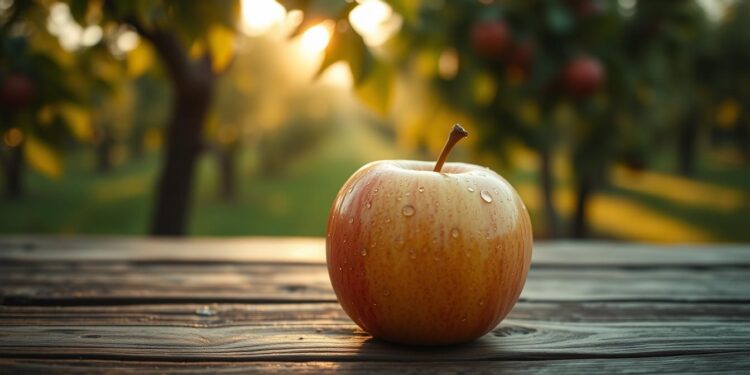wie viele kalorien sind in einem apfel
